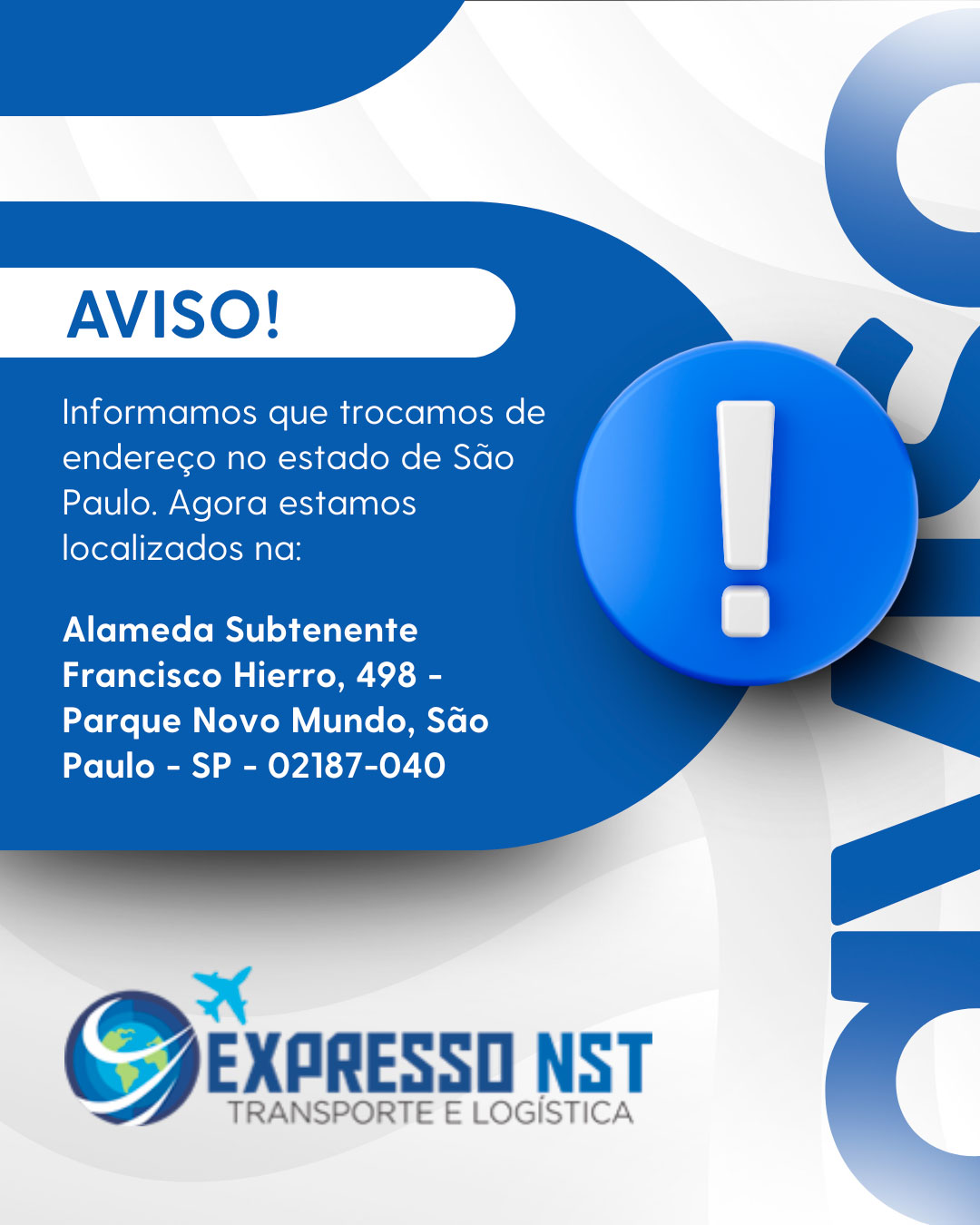 Alteração de endereço